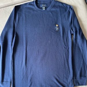 POLO Graphic Long Sleeve - Navy - Medium - Worn Once